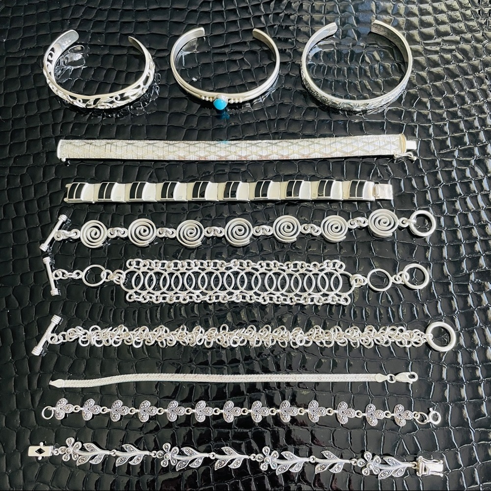 Sterling Silver Bracelets Cuffs Ask For Prices